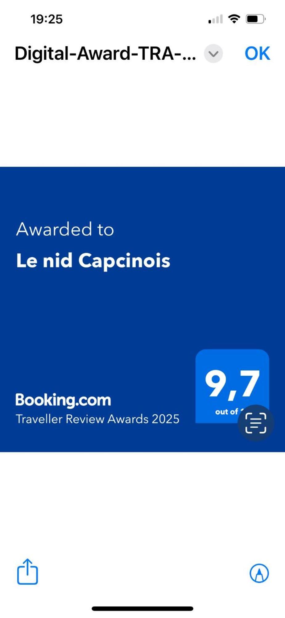 Апартаменты Le Nid Capcinois Формигер Экстерьер фото